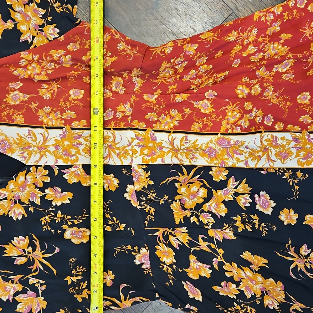 Anthropologie Kachel Multi Print Boho Midi Dress 8 - Picture 8 of 12